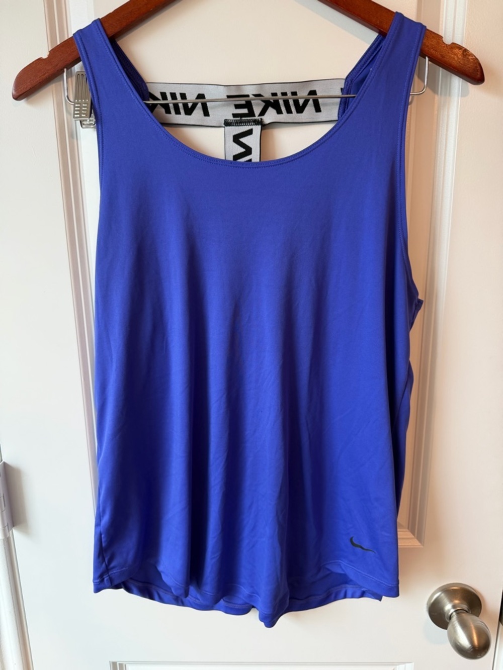 ⚡️Nike Dri-Fit Royal Blue Tank with Branded Black Back Strap - Picture 2 of 3